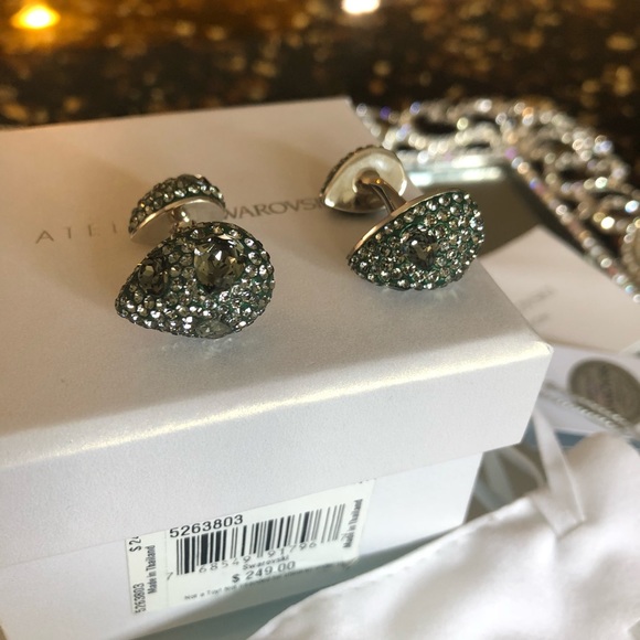 NIB! Authentic Atelier Swarovski Moselle Cufflinks - Picture 3 of 7